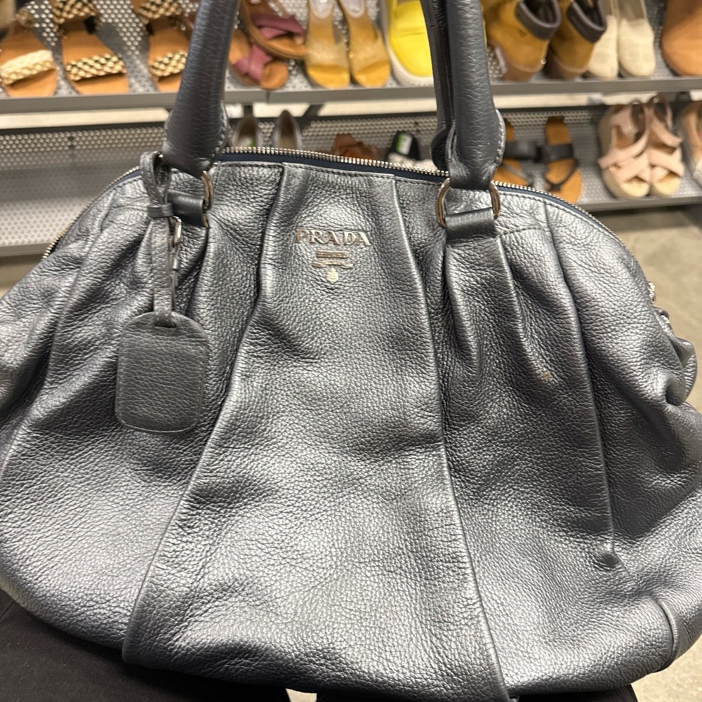 Prada Black Leather Satchel
